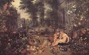 BRUEGHEL, Jan the Elder Sencse of Smell (mk14) Norge oil painting reproduction